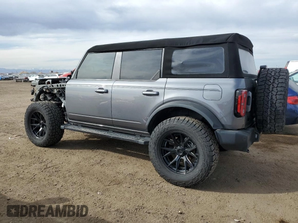 2024 Ford Bronco Outer Banks with VIN 1FMEE8BPXRLA42019, listed as a Copart auction lot 48231505 with 11,333 mi miles and Salvage Title. Bid and sale history available at DreamBid. Image 2.