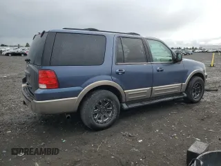 2003 Ford Expedition Eddie Bauer with VIN 1FMFU18L73LA04922, listed as a Copart auction lot 57524475 with 313,086 mi miles and Salvage title. Bid and sale history available at DreamBid. Image 3.
