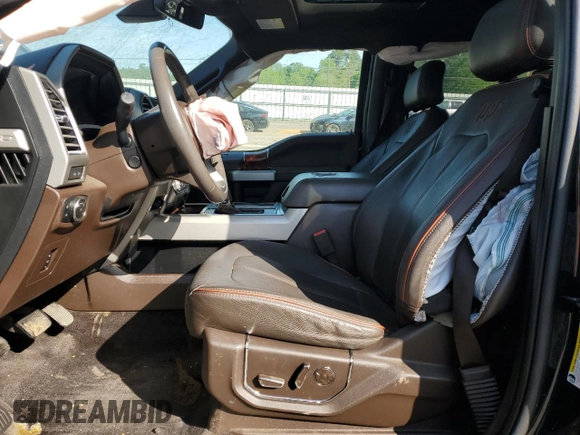 2015 Ford F-150 XLT with VIN 1FTEW1EG9FFC53288, listed as a Copart auction lot 52575555 with 118,816 mi miles and Salvage title. Bid and sale history available at DreamBid. Image 7.