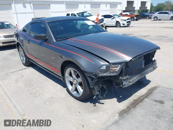 2014 Ford Mustang V6 with VIN 1ZVBP8AM4E5291307, listed as a IAAI auction lot 42026370 with 76,084 mi miles. Bid and sale history available at carsss.com. Image 1.