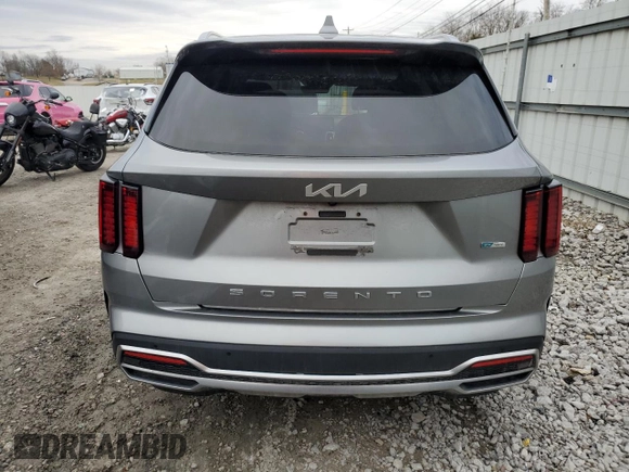 2022 Kia Sorento S with VIN KNDRG4LG3N5090659, listed as a Copart auction lot 46125235 with 50,448 mi miles and Salvage title. Bid and sale history available at DreamBid. Image 6.