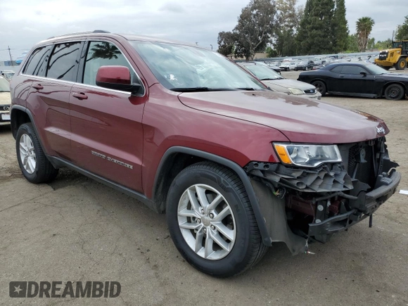 2018 Jeep Grand Cherokee Laredo E with VIN 1C4RJEAG5JC253697, listed as a Copart auction lot 53402515 with 55,649 mi miles and Salvage title. Bid and sale history available at DreamBid. Image 4.