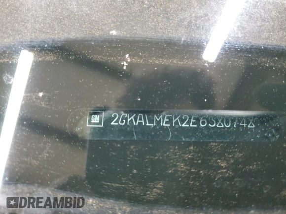 2014 GMC Terrain SLE with VIN 2GKALMEK2E6380748, listed as a Copart auction lot 48041435 with 181,156 mi miles and Salvage Title. Bid and sale history available at carsss.com. Image 14.