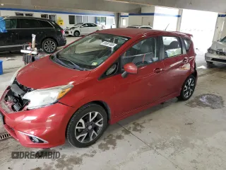 2015 Nissan Note SR with VIN 3N1CE2CP5FL397478, listed as a Copart auction lot 58661455 with 126,599 mi miles and Salvage title. Bid and sale history available at DreamBid. Image 1.
