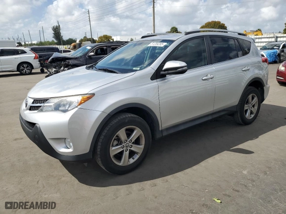 2015 Toyota RAV4 XLE with VIN 2T3WFREV2FW150326, listed as a Copart auction lot 51289285 with 80,711 mi miles and Salvage Title. Bid and sale history available at carsss.com. Image 1.