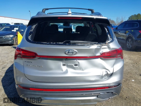 2021 Hyundai Santa Fe Essential with VIN 5NMS24AJ5MH361862, listed as a IAAI auction lot 41267193 with 32,965 mi miles. Bid and sale history available at carsss.com. Image 16.