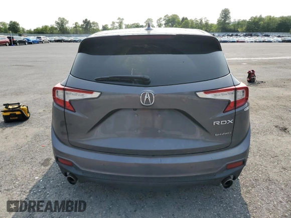 2019 Acura RDX Technology with VIN 5J8TC2H53KL017166, listed as a Copart auction lot 59025795 with 94,139 mi miles and Salvage title. Bid and sale history available at DreamBid. Image 6.