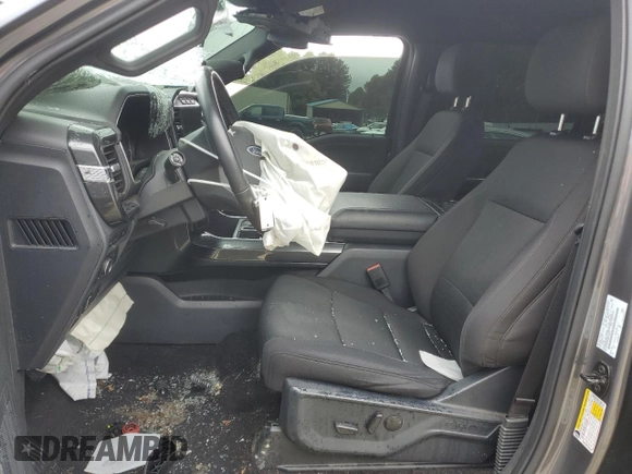 2022 Ford F-150 XL with VIN 1FTFW1E54NFC33872, listed as a Copart auction lot 57719805 with 56,329 mi miles and Salvage title. Bid and sale history available at DreamBid. Image 7.