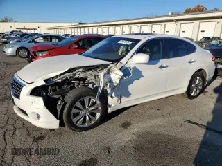 2012 Infiniti M37 with VIN JN1BY1AR3CM395120, listed as a Copart auction lot 78473494 with 126,159 mi miles and Salvage Title. Bid and sale history available at carsss.com. Image 1.