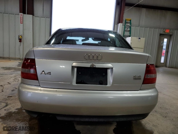 2000 Audi A4 with VIN WAUDH28D8YA123111, listed as a Copart auction lot 49785375 with 157,732 mi miles and Salvage Title. Bid and sale history available at carsss.com. Image 6.