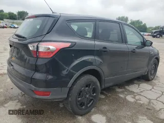 2017 Ford Escape S with VIN 1FMCU0F75HUB71106, listed as a Copart auction lot 60162455 with 61,645 mi miles and Salvage title. Bid and sale history available at DreamBid. Image 3.