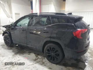 2019 GMC Terrain SLT with VIN 3GKALVEV1KL318698, listed as a Copart auction lot 47578195 with 74,001 mi miles and Salvage Title. Bid and sale history available at carsss.com. Image 2.