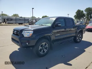 2014 Toyota Tacoma PreRunner with VIN 3TMJU4GN8EM160990, listed as a Copart auction lot 55619165 with 96,327 mi miles and Salvage Title. Bid and sale history available at DreamBid. Image 1.
