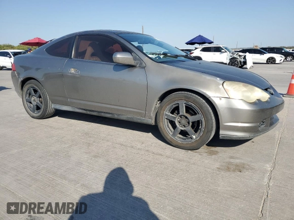 2002 Acura RSX Auto with VIN JH4DC54872C030523, listed as a Copart auction lot 75809874 with 278,888 mi miles and Salvage Title. Bid and sale history available at carsss.com. Image 4.