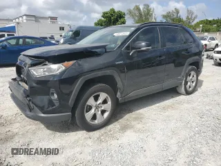 2019 Toyota RAV4 Hybrid XLE with VIN JTMRWRFV3KD020929, listed as a Copart auction lot 51827345 with 79,991 mi miles and Non Repairable. Bid and sale history available at carsss.com. Image 1.