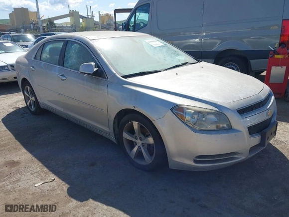 2012 Chevrolet Malibu LT w/1LT with VIN 1G1ZC5E01CF110733, listed as a IAAI auction lot 41966258 with 194,279 mi miles. Bid and sale history available at carsss.com. Image 1.