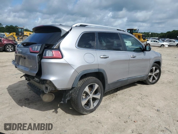 2019 Jeep Cherokee Limited with VIN 1C4PJLDB2KD324295, listed as a Copart auction lot 60706455 with 103,551 mi miles and Non repairable. Bid and sale history available at DreamBid. Image 3.