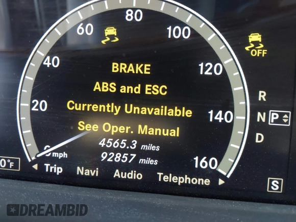 2010 Mercedes-Benz S 550 with VIN WDDNG7BB3AA321119, listed as a IAAI auction lot 42000294 with 92,857 mi miles and . Bid and sale history available at DreamBid. Image 15.