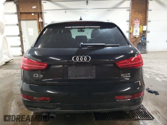 2017 Audi Q3 Premium with VIN WA1ECCFS7HR011053, listed as a Copart auction lot 50505645 with 78,842 mi miles and Salvage title. Bid and sale history available at DreamBid. Image 6.