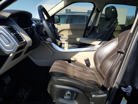 2017 Land Rover Range Rover Sport HSE with VIN SALWR2FK9HA135402, listed as a Copart auction lot 46088745 with 201,479 mi miles and Clean Title. Bid and sale history available at carsss.com. Image 7.
