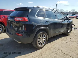 2018 Jeep Cherokee Limited with VIN 1C4PJMDX7JD587009, listed as a Copart auction lot 47013175 with 130,727 mi miles and Salvage Title. Bid and sale history available at carsss.com. Image 3.