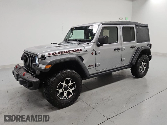 2021 Jeep Wrangler Unlimited Rubicon with VIN 1C4HJXFGXMW694860, listed as a Copart auction lot 58929725 with 29,172 mi miles and Clean title. Bid and sale history available at DreamBid. Image 1.