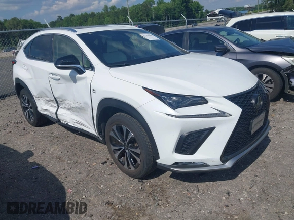2021 Lexus NX 300 F Sport z VIN JTJSARDZ4M5022706, wystawiony jako IAAI lot #42198586 z przebiegiem 46 305 mil mil oraz . Historia ofert i sprzedaży dostępna na DreamBid. Obrazek 1.