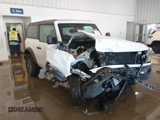 2022 Ford Bronco with VIN 1FMDE5AP7NLB47297, listed as a IAAI auction lot 41260077 with 19,780 mi miles. Bid and sale history available at carsss.com. Image 6.