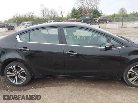 2016 Kia Forte EX with VIN KNAFX4A87G5473485, listed as a IAAI auction lot 41998571 with 133,999 mi miles. Bid and sale history available at carsss.com. Image 13.