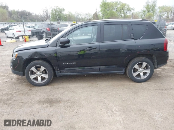 2017 Jeep Compass High Altitude with VIN 1C4NJDEB2HD128684, listed as a IAAI auction lot 42081202 with 86,932 mi miles and . Bid and sale history available at DreamBid. Image 14.