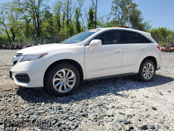 2017 Acura RDX with VIN 5J8TB4H3XHL010317, listed as a Copart auction lot 55038135 with 46,722 mi miles and Clean Title. Bid and sale history available at carsss.com. Image 1.