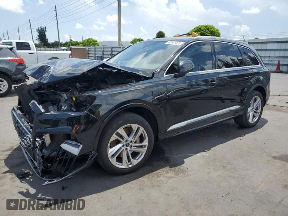 2023 Audi Q7 Premium with VIN WA1AXBF74PD017509, listed as a Copart auction lot 55664525 with 89,124 mi miles and Non repairable. Bid and sale history available at DreamBid. Image 1.