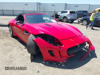 2014 Jaguar F-Type V6 z VIN SAJWA6E74E8K02916, wystawiony jako IAAI lot #42369978 z przebiegiem 38 391 mil mil oraz . Historia ofert i sprzedaży dostępna na DreamBid. Obrazek 1.