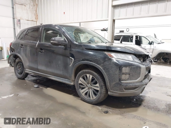 2020 Mitsubishi Outlander Sport ES 2.0 with VIN JA4AR3AU0LU021290, listed as a IAAI auction lot 41425631 with 62,304 mi miles. Bid and sale history available at carsss.com. Image 1.