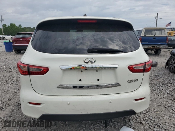 2015 Infiniti QX60 with VIN 5N1AL0MM2FC542941, listed as a Copart auction lot 54398865 with 158,142 mi miles and Clean Title. Bid and sale history available at carsss.com. Image 6.