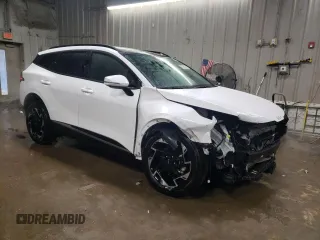 2024 Kia Sportage SX-Prestige with VIN 5XYK5CDF9RG232369, listed as a Copart auction lot 43649135 with 3,480 mi miles and Salvage Title. Bid and sale history available at carsss.com. Image 4.
