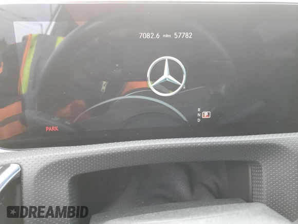 2021 Mercedes-Benz A 220 with VIN W1K3G4EB2MJ290158, listed as a Copart auction lot 44759935 with 57,782 mi miles and Salvage Title. Bid and sale history available at DreamBid. Image 9.