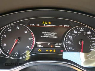2015 Audi A6 Prestige with VIN WAUHGAFC7FN030286, listed as a Copart auction lot 71237874 with 74,334 mi miles and Salvage title. Bid and sale history available at DreamBid. Image 9.