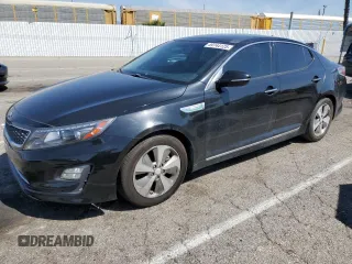 2014 Kia Optima Hybrid EX with VIN KNAGN4ADXE5067723, listed as a Copart auction lot 49744125 with 160,437 mi miles and Clean Title. Bid and sale history available at carsss.com. Image 1.