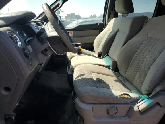 2010 Ford F-150 XL with VIN 1FTEW1C82AFA63417, listed as a Copart auction lot 62702535 with 254,474 mi miles and Clean title. Bid and sale history available at DreamBid. Image 7.