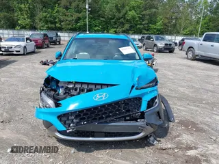 2022 Hyundai Kona Limited with VIN KM8K53A31NU897927, listed as a IAAI auction lot 42263754 with 57,916 mi miles and . Bid and sale history available at DreamBid. Image 12.