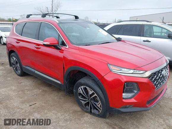 2020 Hyundai Santa Fe Limited with VIN 5NMS53AA1LH288554, listed as a IAAI auction lot 41928520 with 48,816 mi miles and . Bid and sale history available at DreamBid. Image 1.