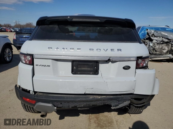 2015 Land Rover Range Rover Evoque Prestige with VIN SALVV2BG4FH049718, listed as a Copart auction lot 47558245 with 55,993 mi miles and Salvage title. Bid and sale history available at DreamBid. Image 6.