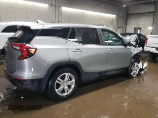 2024 GMC Terrain SLE with VIN 3GKALMEG7RL250879, listed as a Copart auction lot 50775945 with 14,503 mi miles and Salvage title. Bid and sale history available at DreamBid. Image 3.