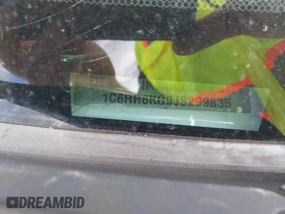 2018 Ram 1500 Express с VIN 1C6RR6KG9JS299835, выставлен на аукционе IAAI как лот 42028416 с пробегом 116 909 миль миль и . История ставок и продаж доступна на DreamBid. Изображение 9.