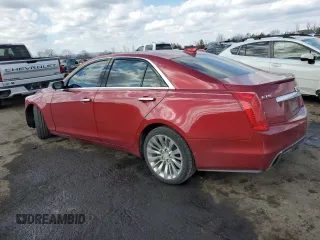 2017 Cadillac CTS Sedan Luxury RWD with VIN 1G6AR5SX6H0213003, listed as a Copart auction lot 46981695 with 45,607 mi miles and Salvage Title. Bid and sale history available at carsss.com. Image 2.