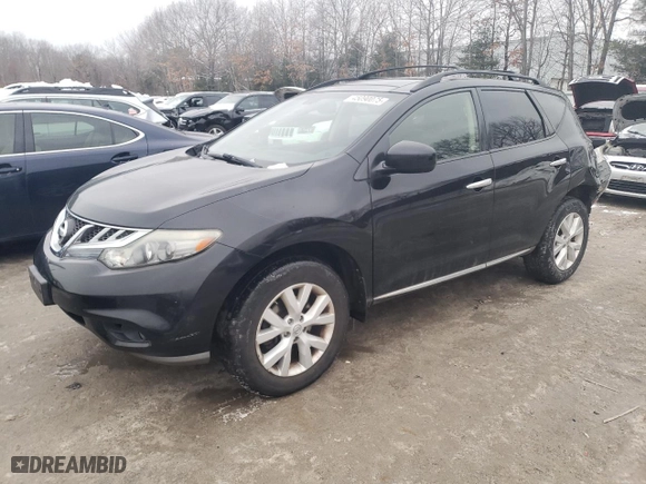 2012 Nissan Murano SV with VIN JN8AZ1MW6CW235300, listed as a Copart auction lot 45090075 with 86,479 mi miles and Clean Title. Bid and sale history available at carsss.com. Image 1.