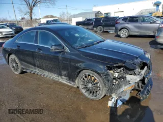 2017 Mercedes-Benz CLA 250 with VIN WDDSJ4GB0HN436503, listed as a Copart auction lot 46298725 with 61,836 mi miles and Salvage Title. Bid and sale history available at DreamBid. Image 4.