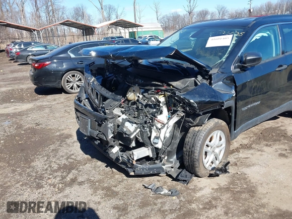 2021 Jeep Compass Freedom with VIN 3C4NJDAB0MT556781, listed as a IAAI auction lot 41601405 with 42,783 mi miles and . Bid and sale history available at carsss.com. Image 6.