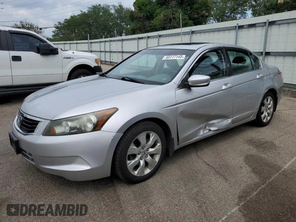 2010 Honda Accord EX with VIN 1HGCP2F72AA156935, listed as a Copart auction lot 65117145 with 248,847 mi miles and Salvage title. Bid and sale history available at DreamBid. Image 1.